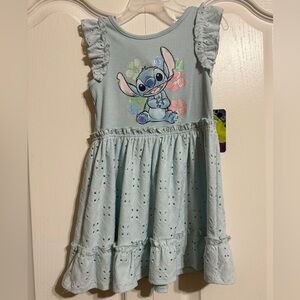 Blue Kids Dress Stitch Size 4T NWT